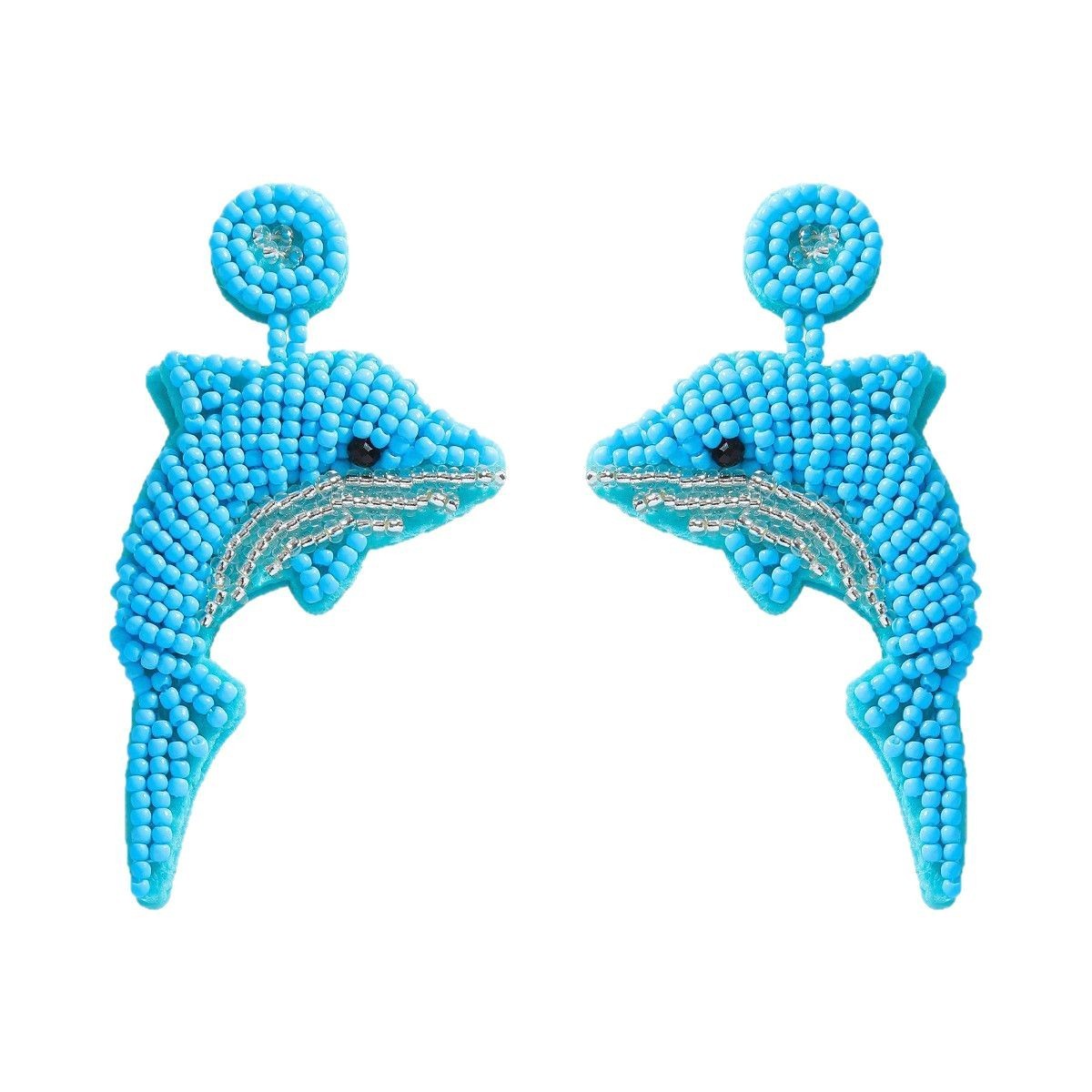Bead Diamond Turtle Starfish Bird Shell Beaded Earrings
