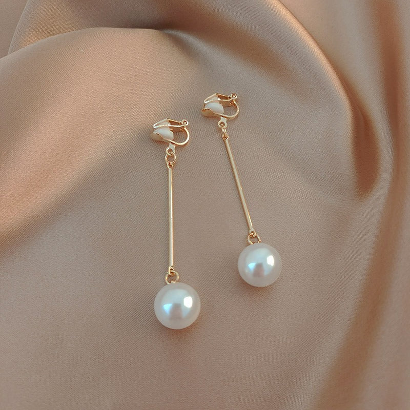 High-grade Pearl Ear Clip Without Pierced Ears