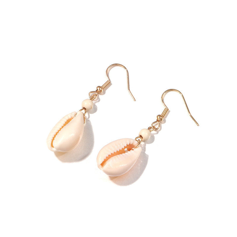Women's Bohemian Conch Shell Temperament Earrings
