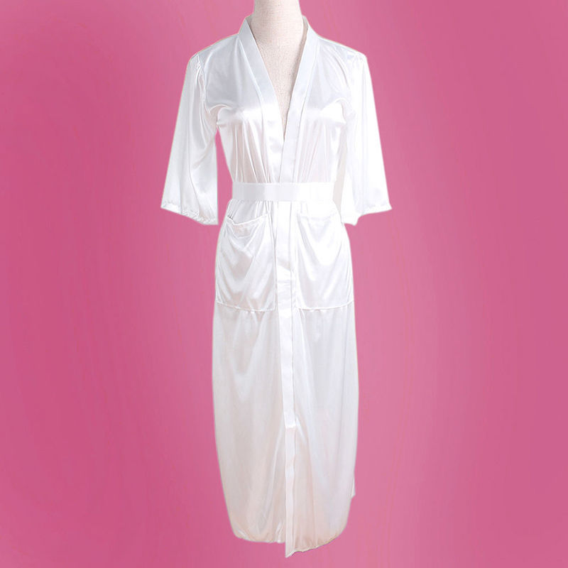 Ladies sexy silk evening dress