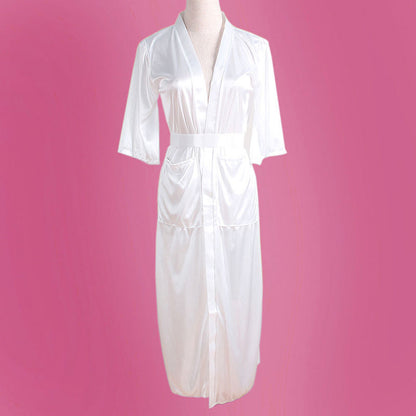Ladies sexy silk evening dress