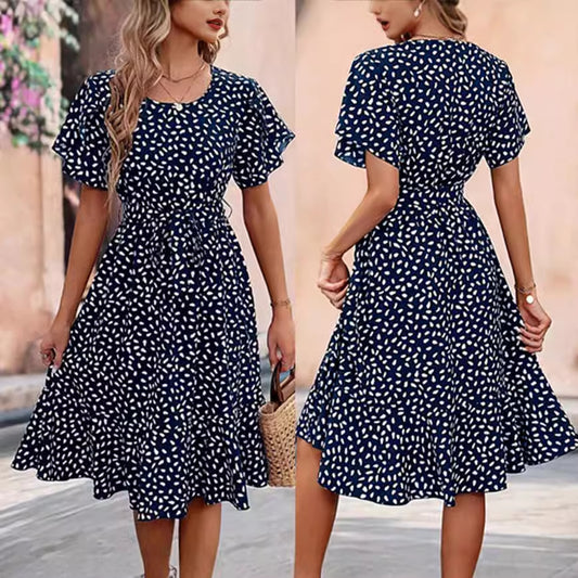 Special Offer European And American New Printing Dress