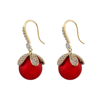Pearl Earrings For Women Trendy Simple Niche Design Ear Rings