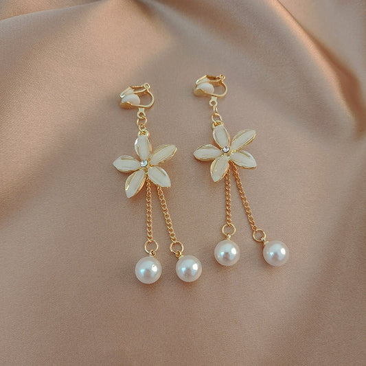 High-grade Pearl Ear Clip Without Pierced Ears