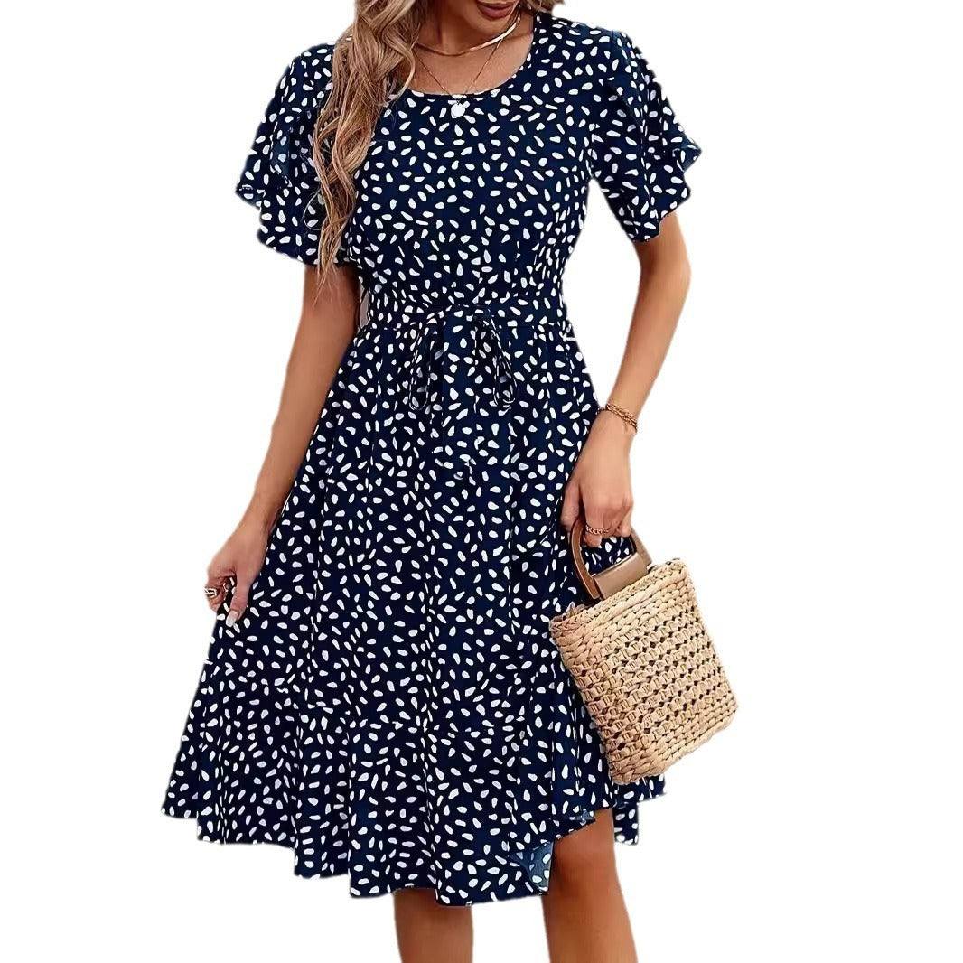 Special Offer European And American New Printing Dress
