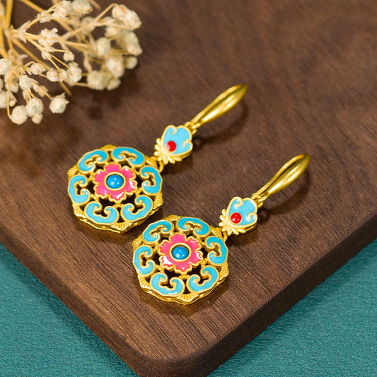 Ethnic Style Elegant Retro With Cheongsam Earrings